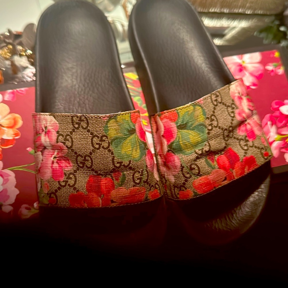 Gucci floral slide